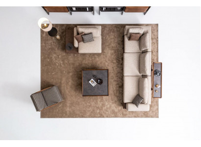 Sofa Set Living landscape Corner sofa Suite Fabric set Textile Sofas Ensemble de canapé Ensemble de canapé d'angle en tissu Suite de canapé Canapés en textile