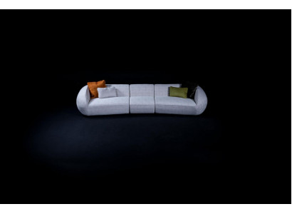 Meubles rembourrés Canapé de salon à six places Canapés en tissu Meubles modernes