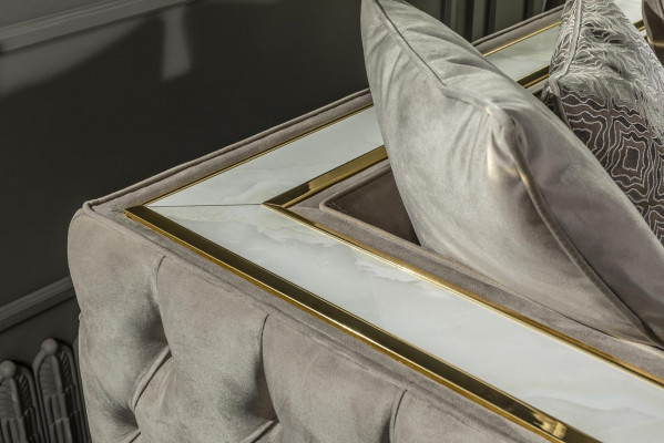 Chesterfield Sofa xxl Canapé Rembourrage gros Canapés Design Mobilier Ameublement