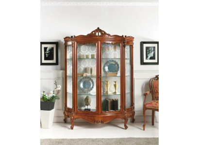Vitrine en verre vitrine vaisselier meuble armoire en bois vitrines xxl armoire de luxe en bois