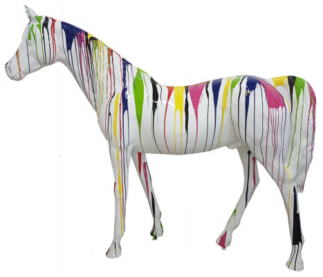 Designer Figurine abstraite Figures modernes Décoration Chevaux Sculptures de jardin neuves