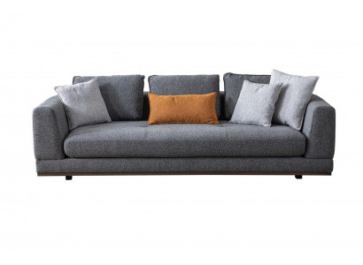 Canapé 3 places Mobilier moderne Blanc Salon de luxe 243cm trois places