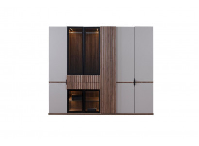 Armoire Armoire Armoires Chambre Moderne Bois LUXE 260cm
