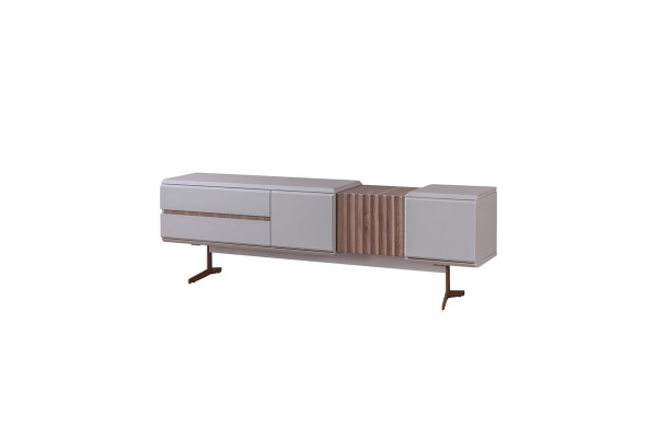 Ensemble de salon exclusif 2 pièces Meuble TV Armoire Étagère Étagères Mobilier