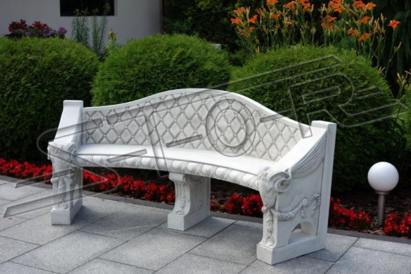 Chaise tabouret fauteuil en pierre de style ancien pour jardin terrasse Décor élégant Design Trône