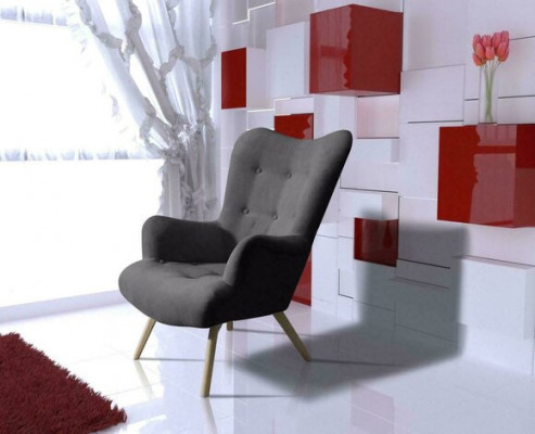 Fauteuil fauteuil 1 place Club Meubles Fauteuil aile canapé canapé TV Rembourrage neuf