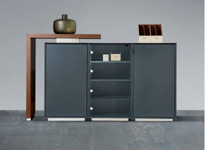 Buffet Commode Armoire Console Buffet Mobilier de bureau 221cm xxl