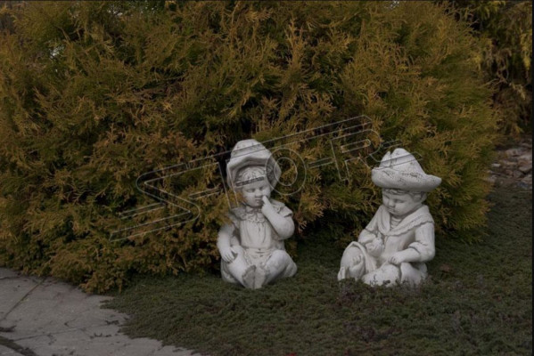 Sculpture de buste de bébé Conception Figure Statue Figures de jardin Statues