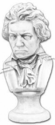Beethoven Sculpture Bust Celebrity Figure Sculptures Figures Statues