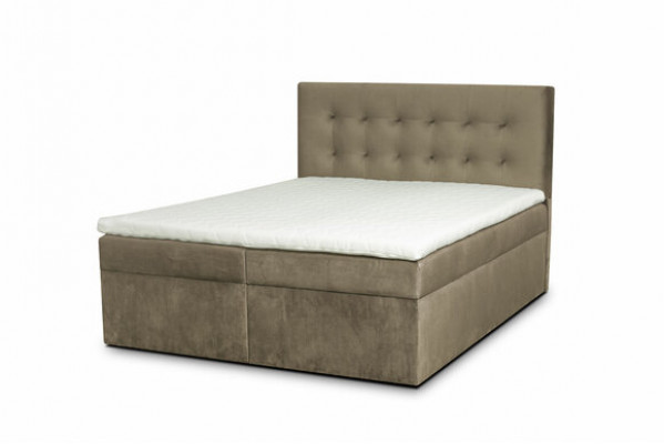 Lit design Chesterfield décoratif de luxe pour hôtel Lits 180x200cm Chambre à coucher