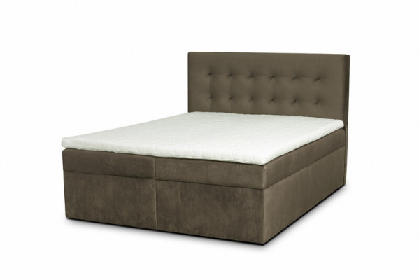 Lit design Chesterfield décoratif de luxe pour hôtel Lits 180x200cm Chambre à coucher