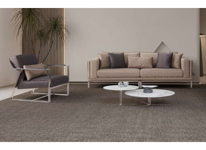 Ensemble de canapé complet et Ensemble de canapé Beige Canapé rembourré Canapé en tissu Canapé 2 pièces