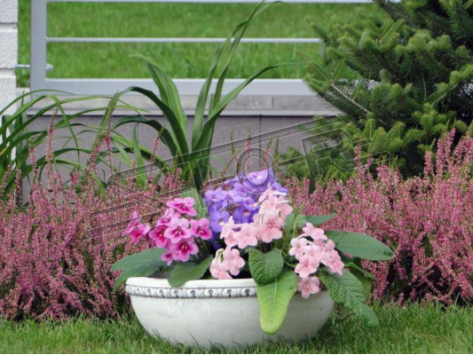 Panier de fleurs Fleurs Figures Vase Vase Jardin Décoration Statue