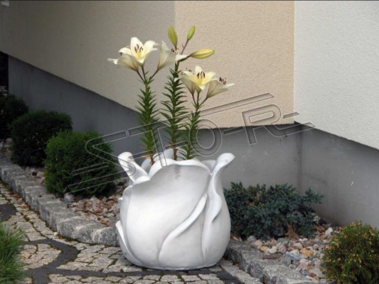 Panier de fleurs Vase à fleurs Vase Jardin Décoration de terrasse Statue