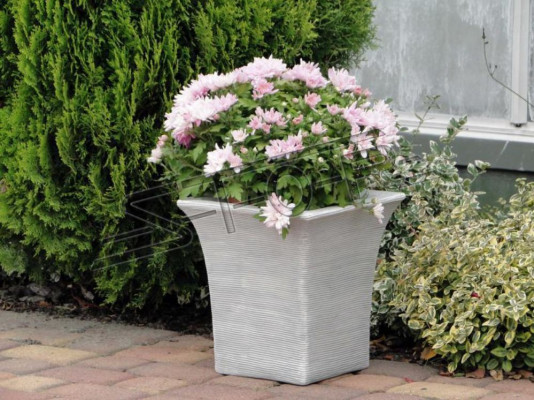 Panier de fleurs Figures Fleurs Vase Récipient Jardin Terrasse Décoration Statue