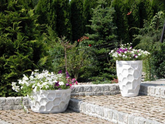 Pot de fleur pot de plante naturel décoration vase figurine de jardin pots de fleurs