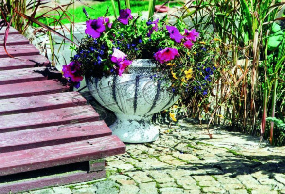 Pot de fleurs pot de plante figurine de décoration pots de fleurs nature vases jardin