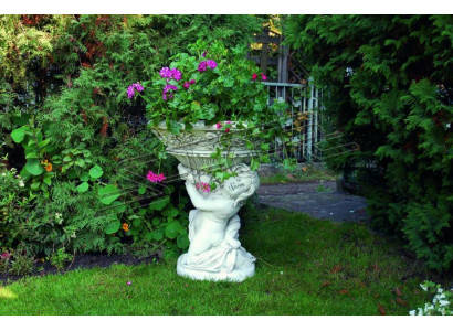 Pot de fleurs pot de fleurs figure de décoration vase de jardin pots de fleurs naturels