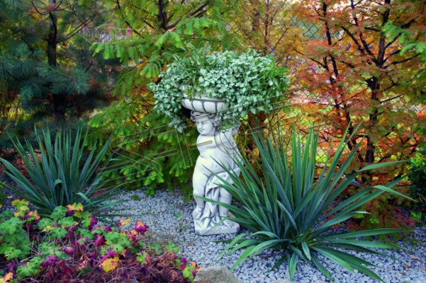 Pot de fleur pot de plante figure de décoration jardin nature pots de fleurs vases