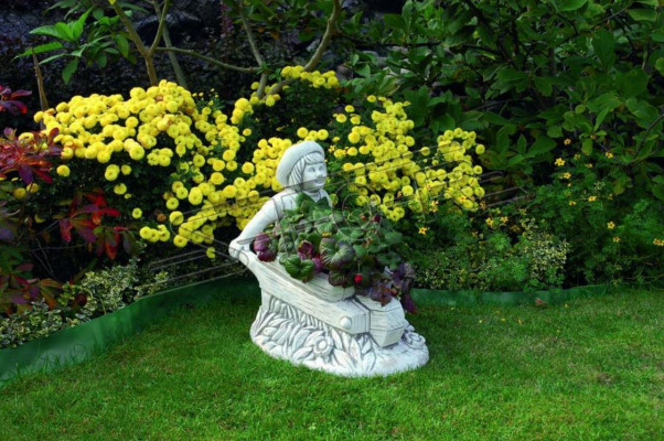 Pot de fleur pot de plante figure de décoration vases pots de fleurs naturels jardin