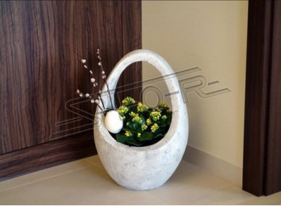 Cache-pot pot de fleurs décoration vases de jardin pots de fleurs figure naturelle