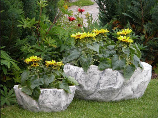 Pot de fleur pot de plante décoration vases de jardin figurine pots de fleurs naturels