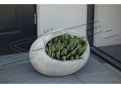 Pot de fleurs décoratif en pots de plantes naturelles de jardin vases à fleurs pots de fleurs figurine