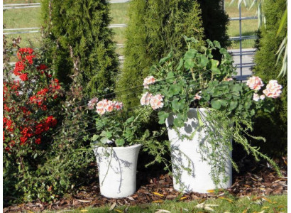 Pot de fleurs pot de plante décoration vases figure de jardin pots de fleurs naturel