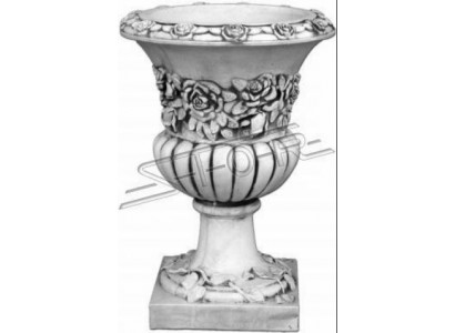 Vase à fleurs boîte de fleurs pierre de jardin décoration décorative style antique fleurs