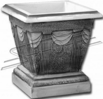 Vase de fleurs boîte de fleurs jardin pierre décoration fleurs décoratives