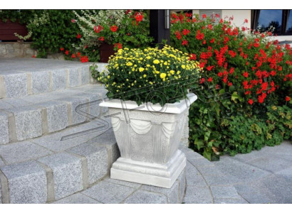 Vase de fleurs boîte de fleurs jardin pierre décoration fleurs décoratives