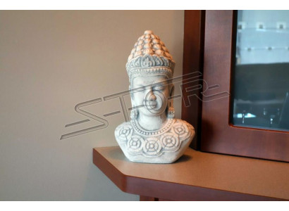Sculpture de Bouddha buste grande sculpture pour jardin et espace de vie