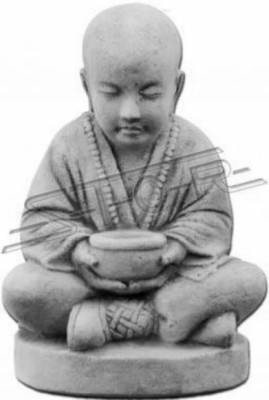 Sculpture de Bouddha en effet de pierre pour la décoration de jardin figure décorative