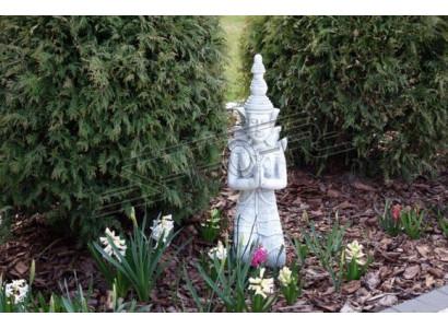 Sculpture de Bouddha en pierre. Grande sculpture de figure pour la décoration de jardin.