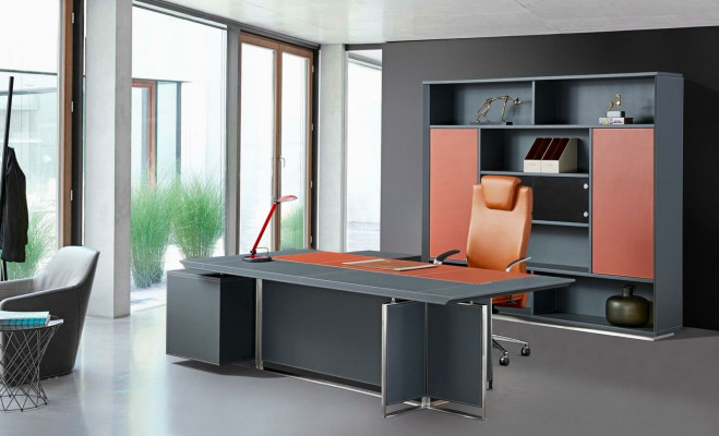 Bibliothèque de bureau Armoire de classement Mobilier de luxe Armoire moderne Armoires
