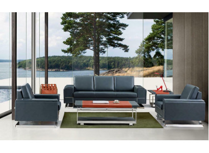 Ameublement de bureau Relax Fauteuil Club en cuir Fauteuil Lounge Cocktail Fauteuil à accoudoirs Tapisserie xx