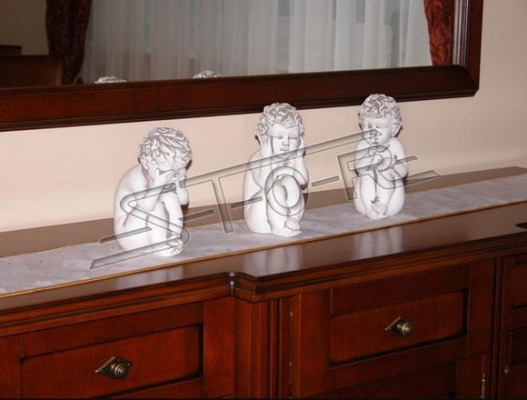 Décoration funéraire décorative Décoration de pierre tombale Figure d'ange sculpture de Dieu Saint