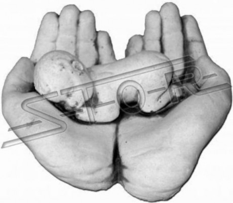 Décoration Figure Main Statue Bébé Statues de Sécurité Designer