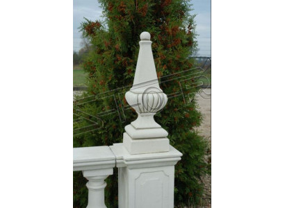 Décoration Cône Colonnes Pierre Style Antique Romain Stand Décoration