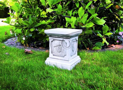 Décoration Colonne Colonnes Style Antique en Pierre Romain Blanc Décorer Support Base
