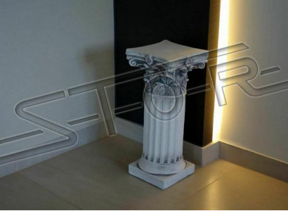 Décoration Colonne Colonnes Pierre Style Antique Romain Stand Support de Fleurs