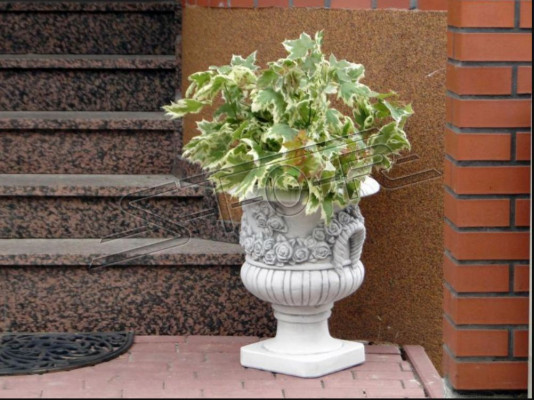 Conception de décoration de pot de fleurs dessus pot de plante vase figure pots visage sculpture