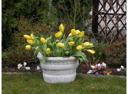 Conception pot de fleur pot décoratif haut pot de plante conteneur pots figure visage