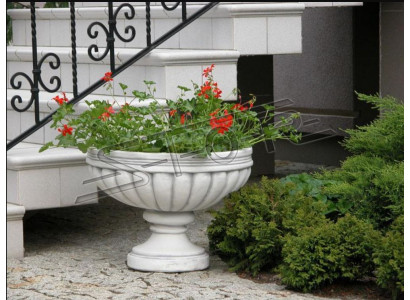 Conception de pot de fleurs, plante supérieure, seau décoratif, vase en pot, figure de visage, sculpture.