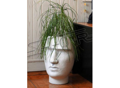 Conception de pot de fleurs dessus de pot de plante vase décoratif figure pots sculpture de visage.