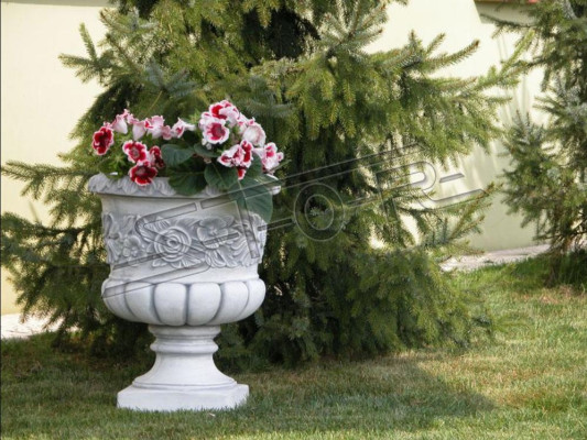 Conception de pot de fleur pot supérieur pot de plante vase décoratif pots figure sculpture visage