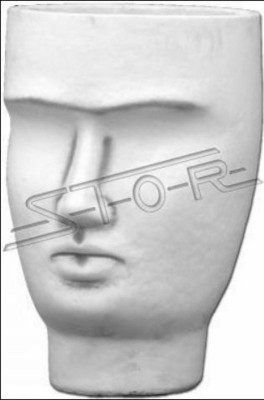 Conception de pot de fleur dessus pot de plante vase figure décorative pots sculpture de visage