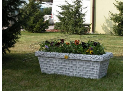 Conception de pot de fleurs pot de plante dessus vase pots décoratifs figure visage