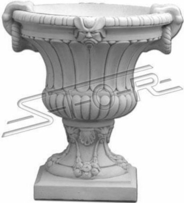 Conception de pots de fleurs pots de jardin décoratifs figure de visage.