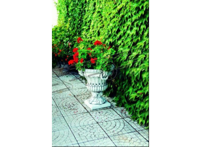 Conception de pots de fleurs pots de jardin décoratifs figure de visage.